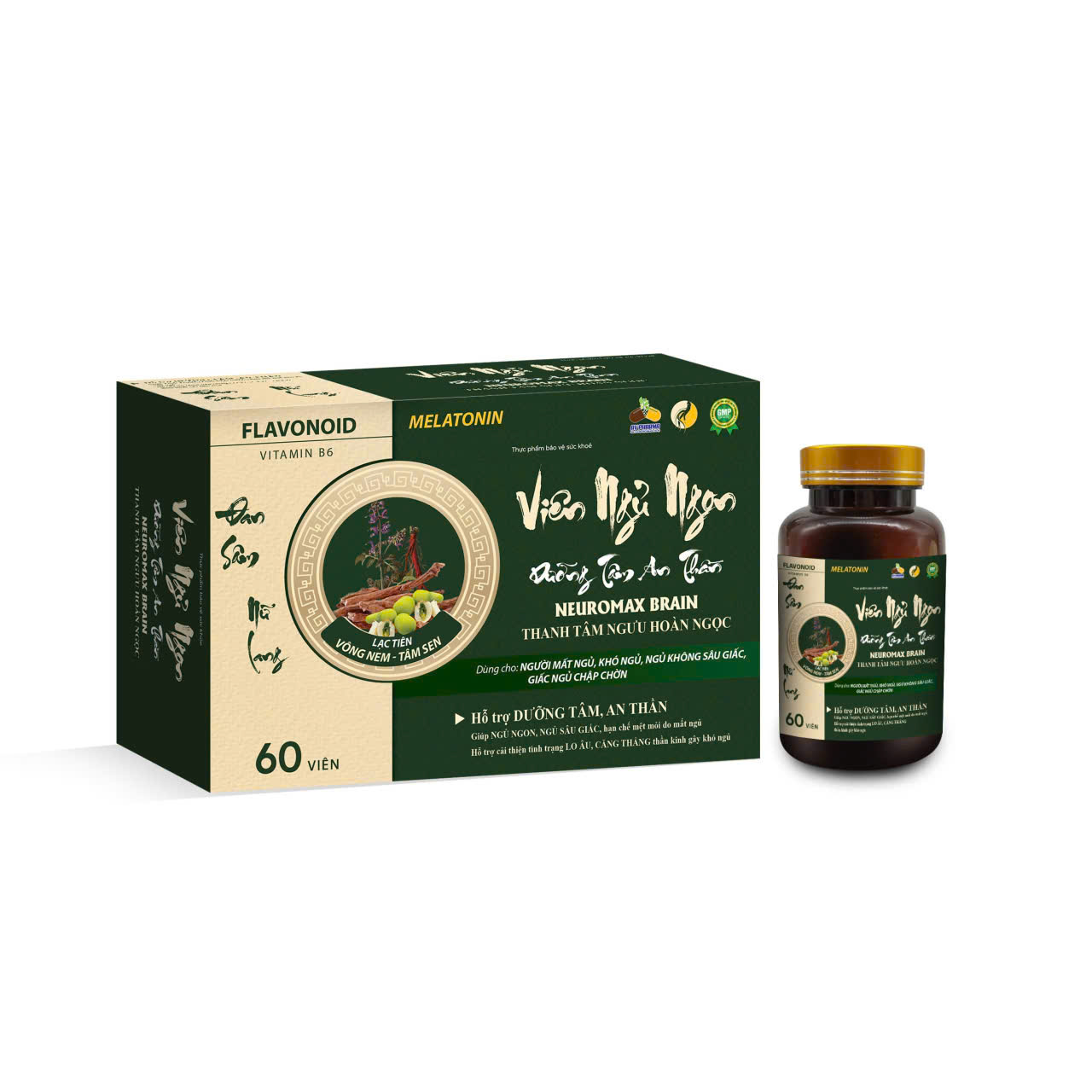 VIÊN NGỦ NGON DƯỠNG TÂM AN THẦN NEUROMAX BRAIN