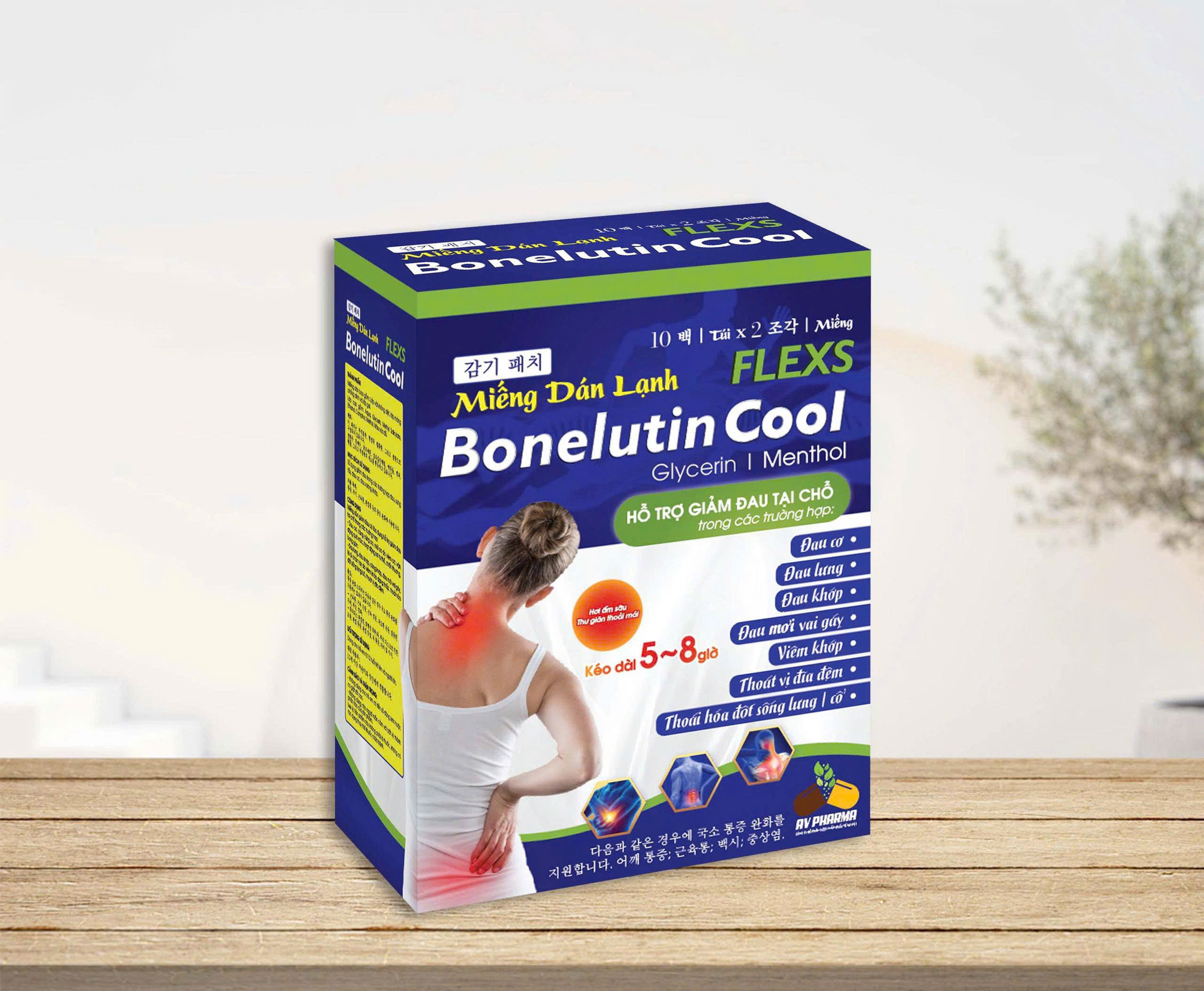 MIẾNG DÁN GIẢM ĐAU LẠNH FLEXS BONELUTIN COOL